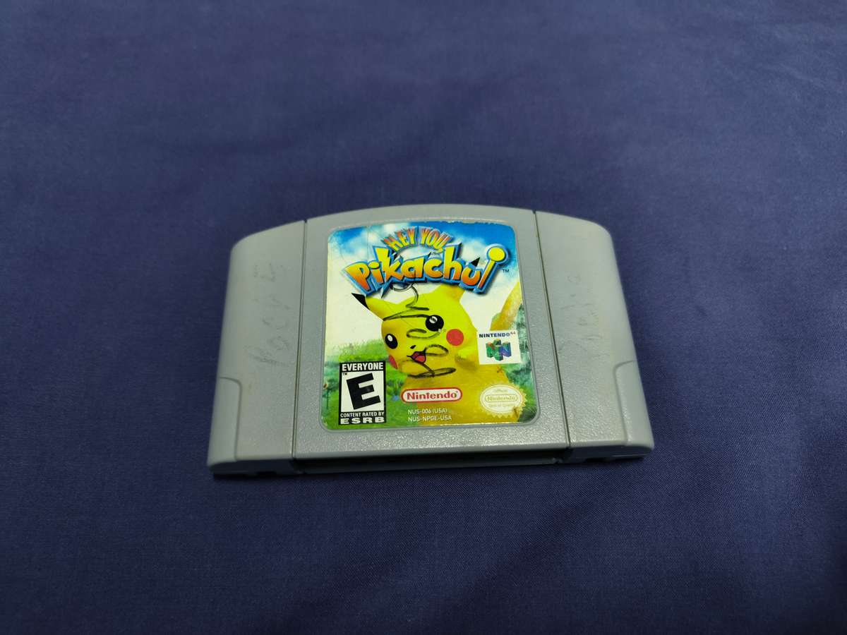 Hey You Pikachu for Nintendo 64 with microphone