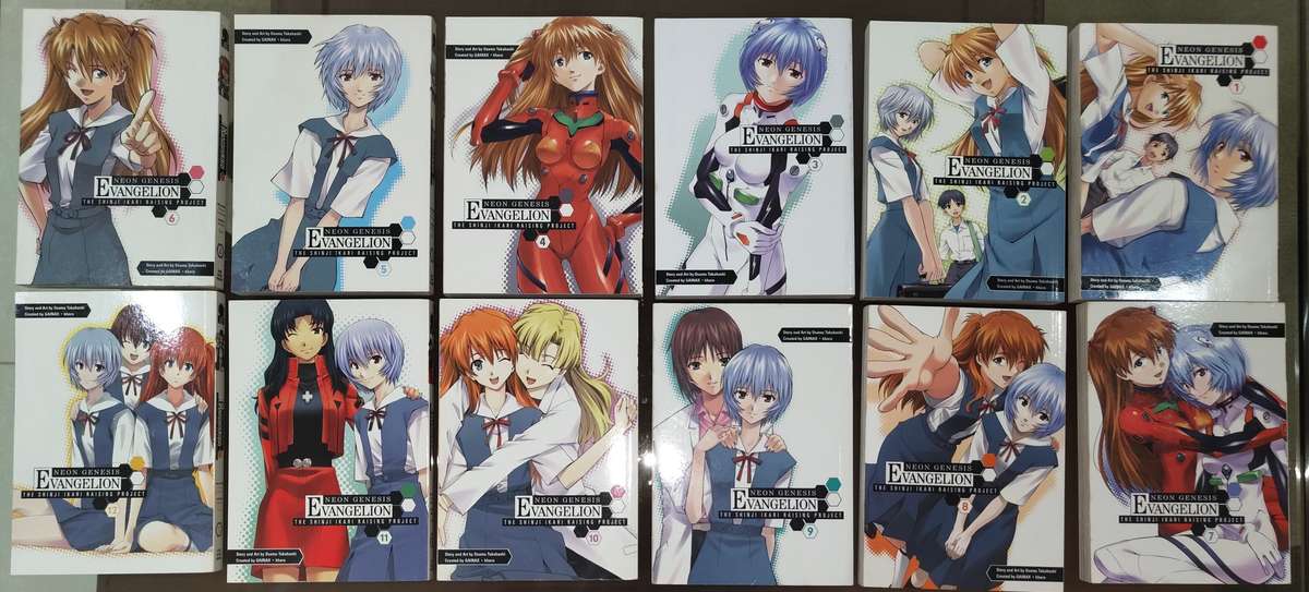 EVANGELION COMPLETE MANGA COLLECTION AND SPIN-OFFS