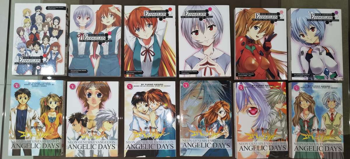 EVANGELION COMPLETE MANGA COLLECTION AND SPIN-OFFS