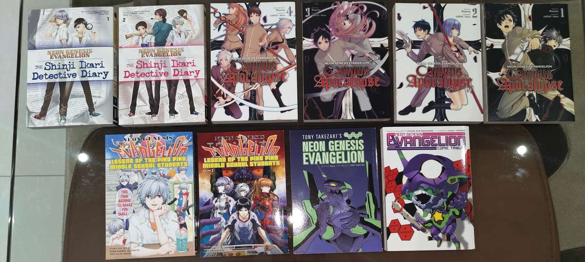 EVANGELION COMPLETE MANGA COLLECTION AND SPIN-OFFS