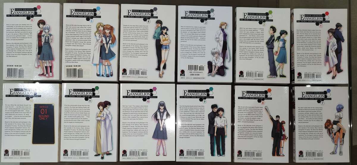 EVANGELION COMPLETE MANGA COLLECTION AND SPIN-OFFS