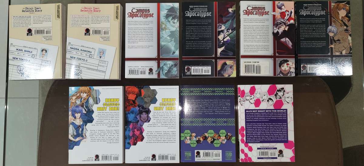 EVANGELION COMPLETE MANGA COLLECTION AND SPIN-OFFS