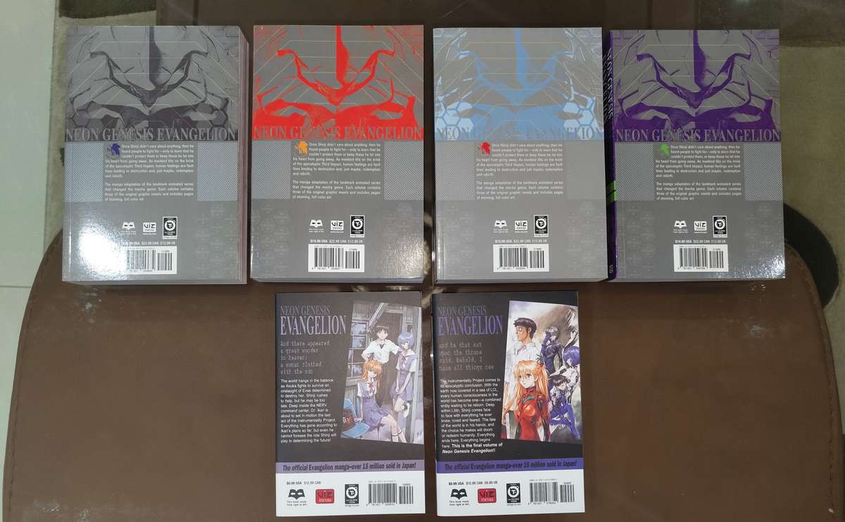 EVANGELION COMPLETE MANGA COLLECTION AND SPIN-OFFS