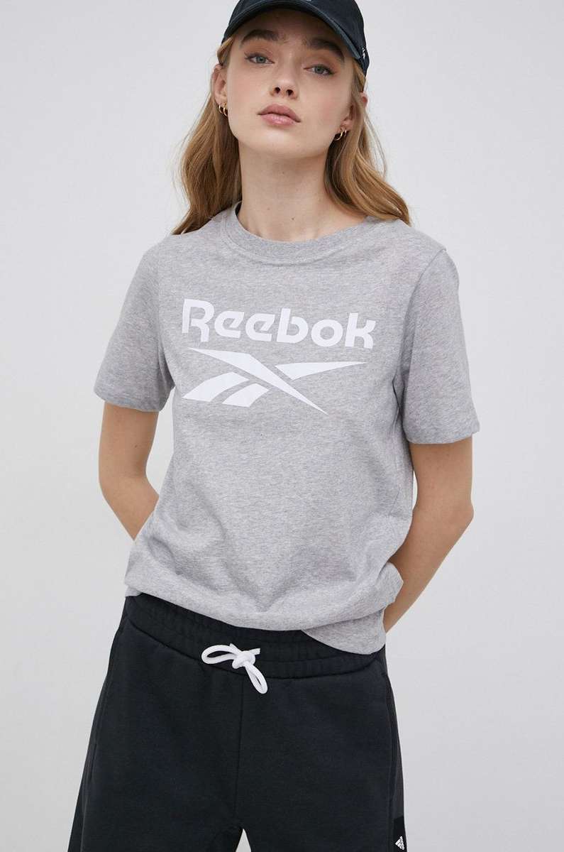 Reebok Ri Bl T Shirt Womens - Grey - Small