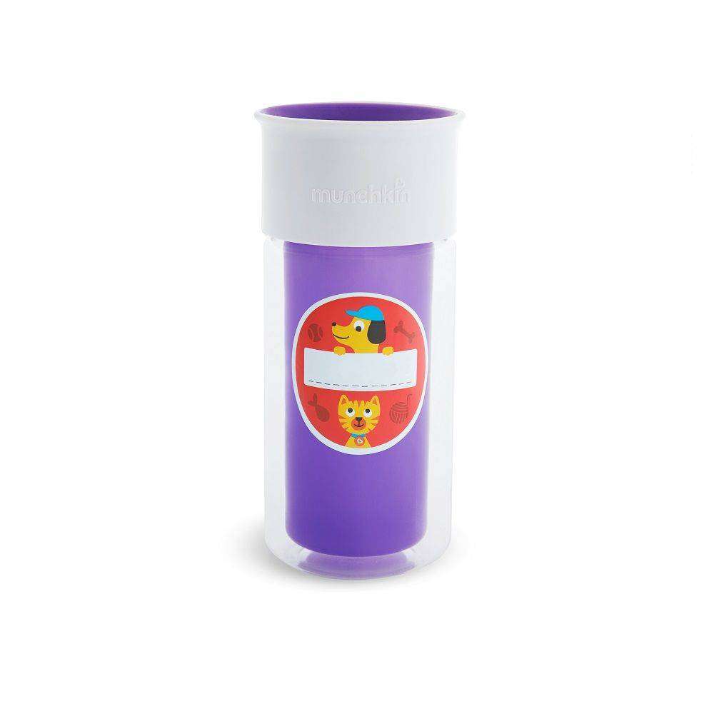 MUNCHKIN Miracle 360 Degree Personalised Cup Pink - Purple -