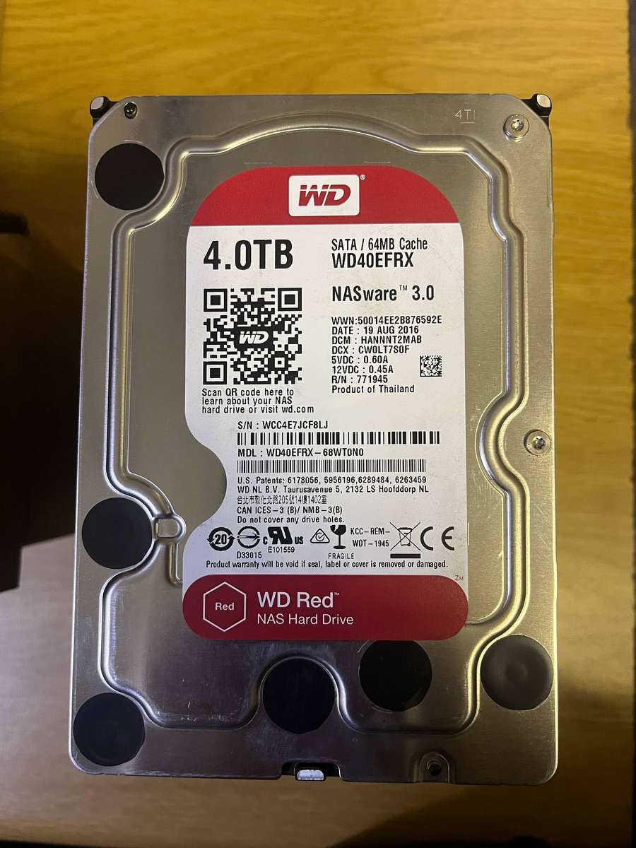 4TB WD NAS Hard Drive