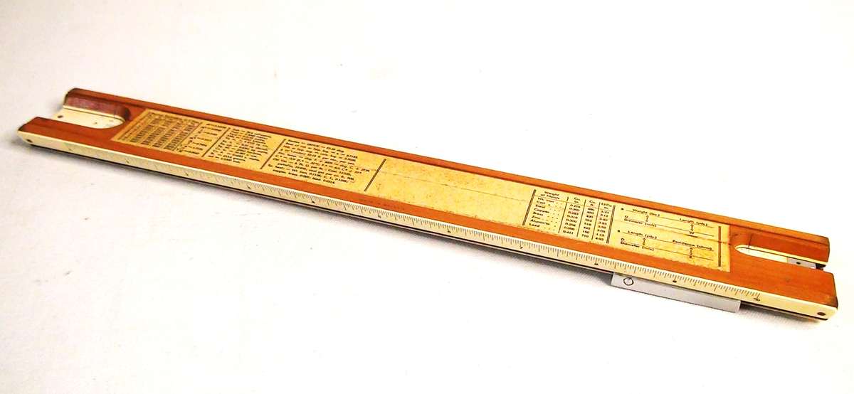 Vintage Slide Rule Faber-Castell ELECTRO 1/98/398 DRGM, Made in Bavaria Germany w/Case