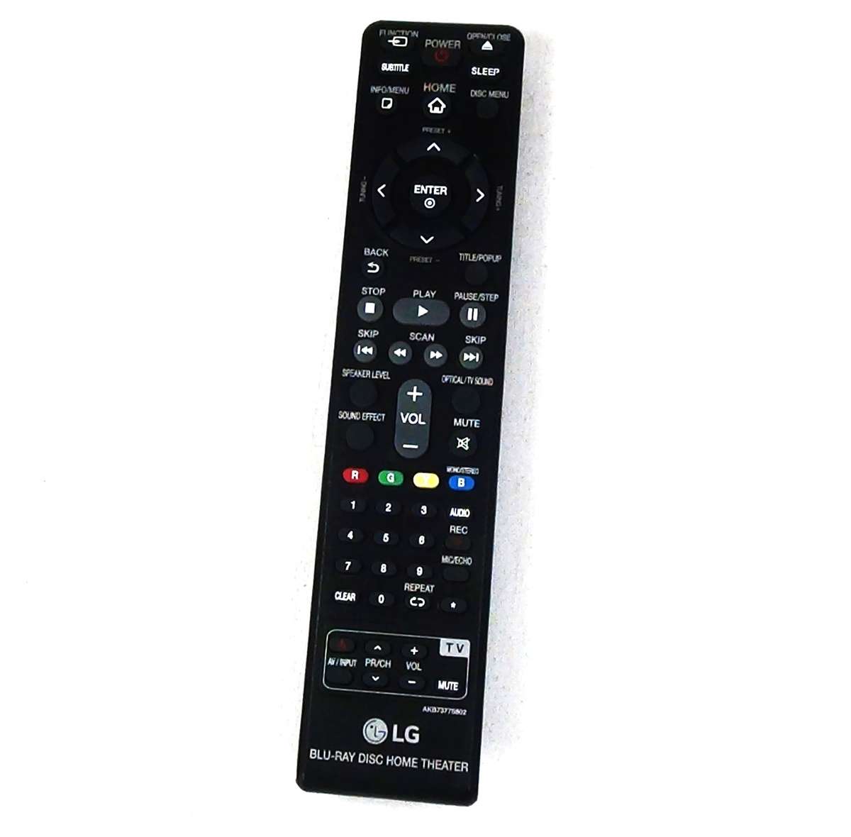 GENUINE LG BLU_RAY DISC HOME THEATER AKB73775802 REMOTE CONTROLLER