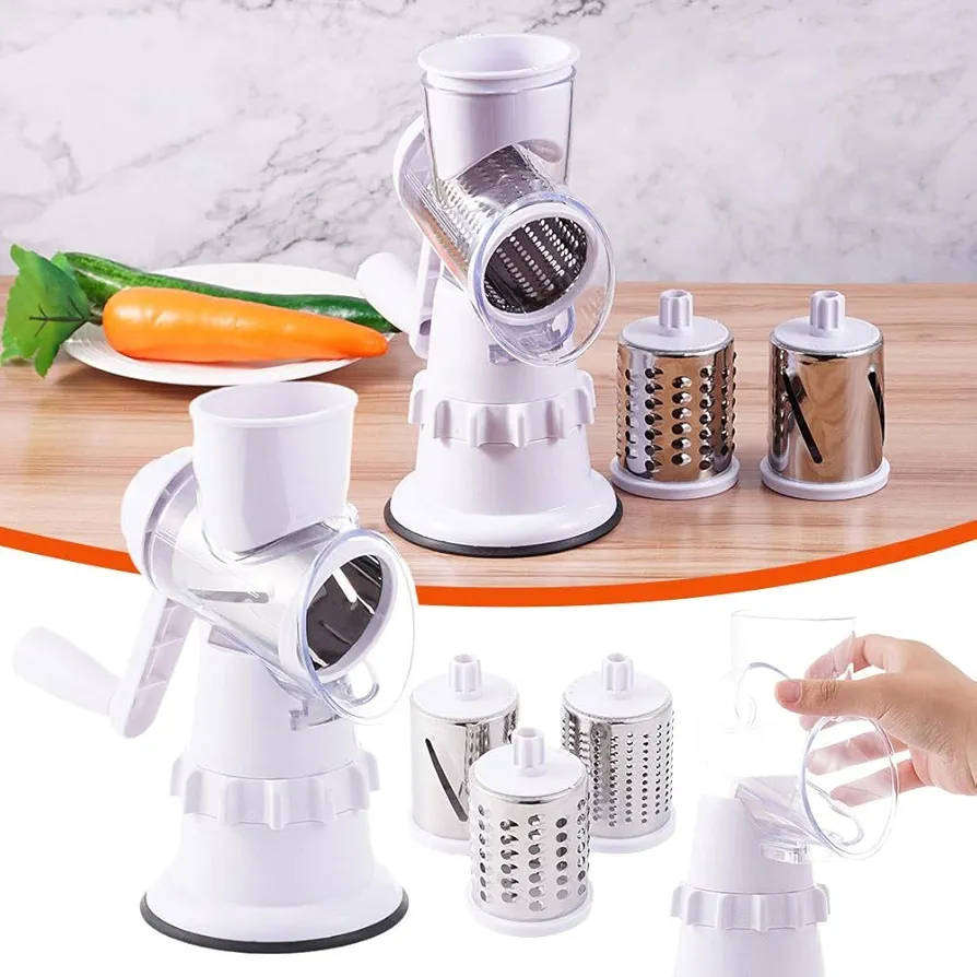 3 In 1 Multifunctional Manual Vegetable Cutter, Slicer, Grater, Shrader