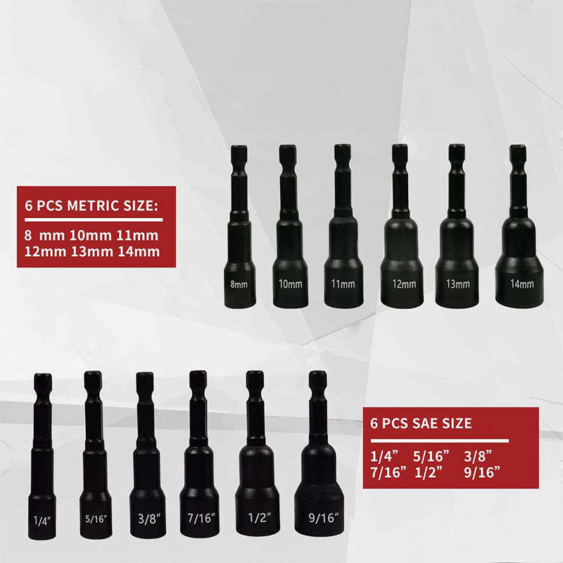 12-Piece Magnetic Nut Driver Set
