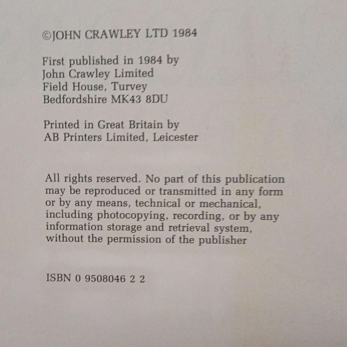 Set of 3 John Crawley Hardcover w/o Dustjacket, Fairground Engines In Focus, Steam Eagons In Focus,