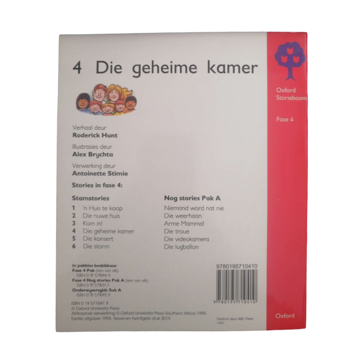 2019 Oxford Storieboom Fase 4 Book 1-6 by Roderick Hunt and Alex Brychta 6 Book Set Softcover