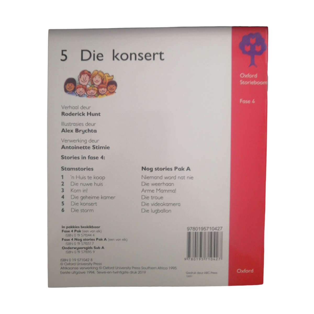 2019 Oxford Storieboom Fase 4 Book 1-6 by Roderick Hunt and Alex Brychta 6 Book Set Softcover