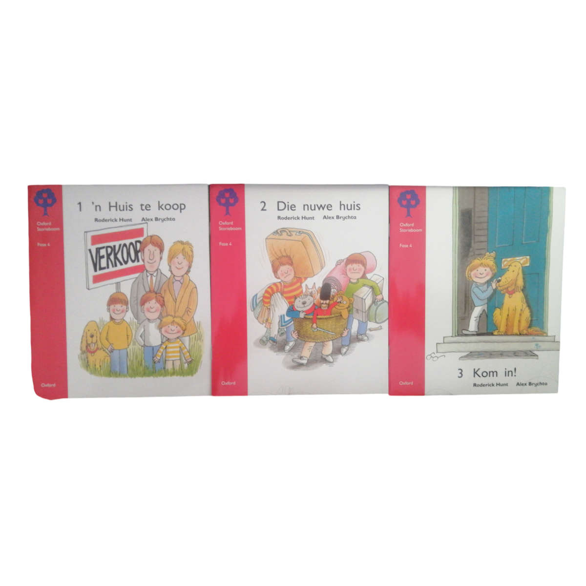 2019 Oxford Storieboom Fase 4 Book 1-6 by Roderick Hunt and Alex Brychta 6 Book Set Softcover