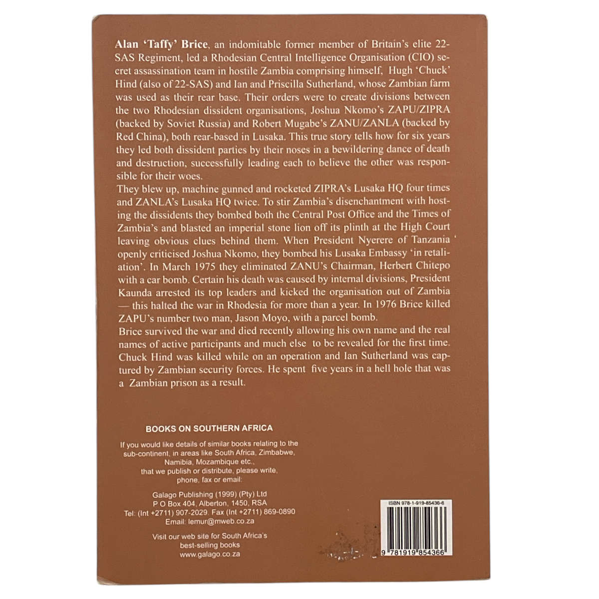 1985 See You In November, The story of Alan "Taffy" Brice An SAS Assassin by Peter Stiff Softcover