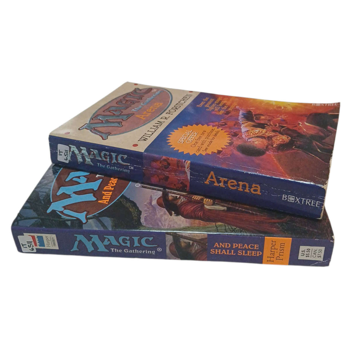 Set of 2 Magic The Gathering Arena & And peace shall Sleep Softcover