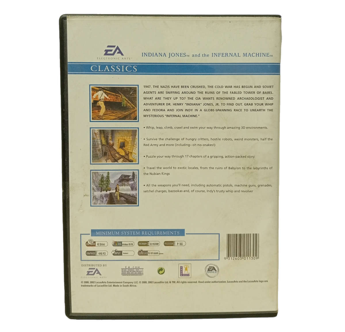 Indiana Jones and the Infernal Machine PC (CD)