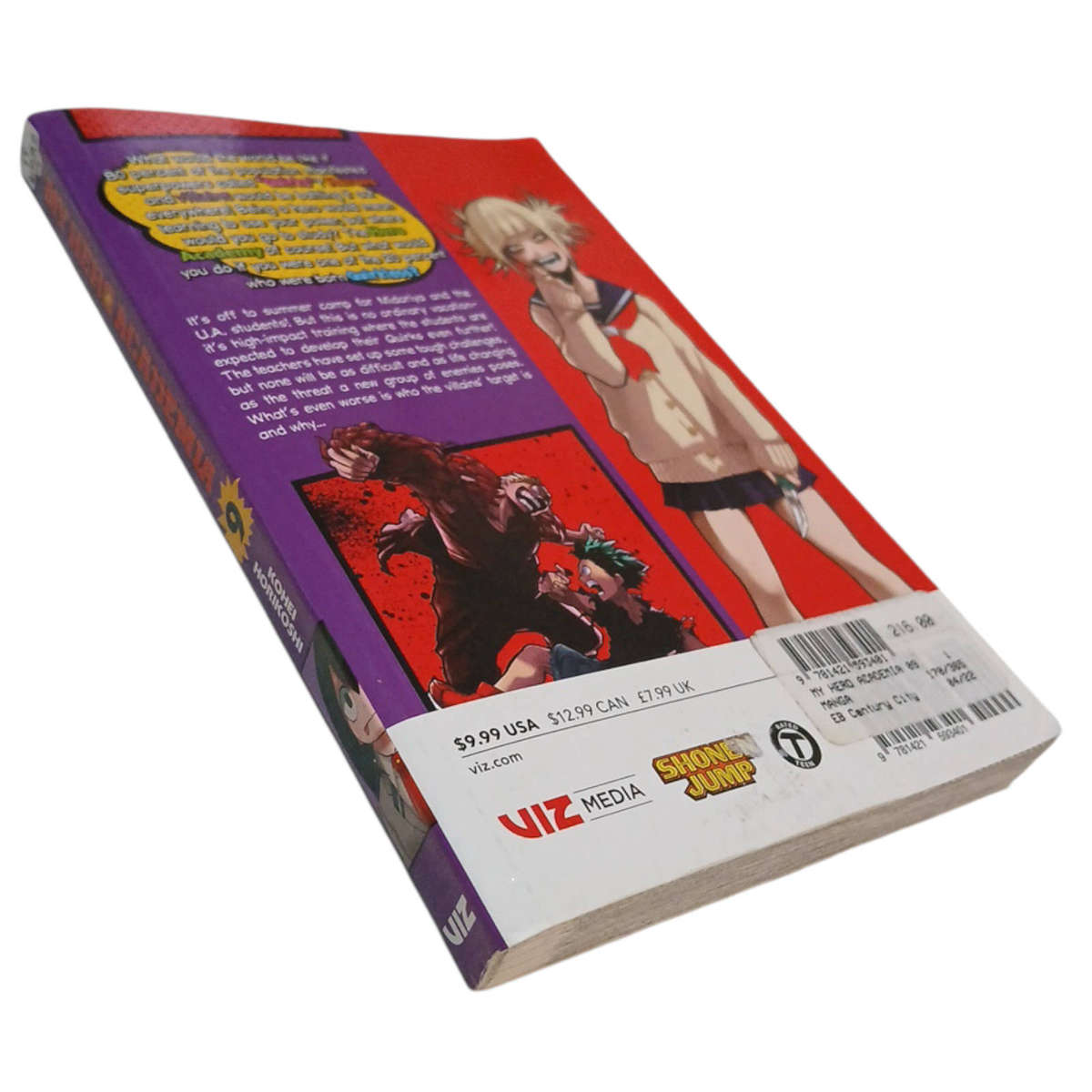 2014 My Hero Academia Volume 9 by Kohei Horikoshi Softcover