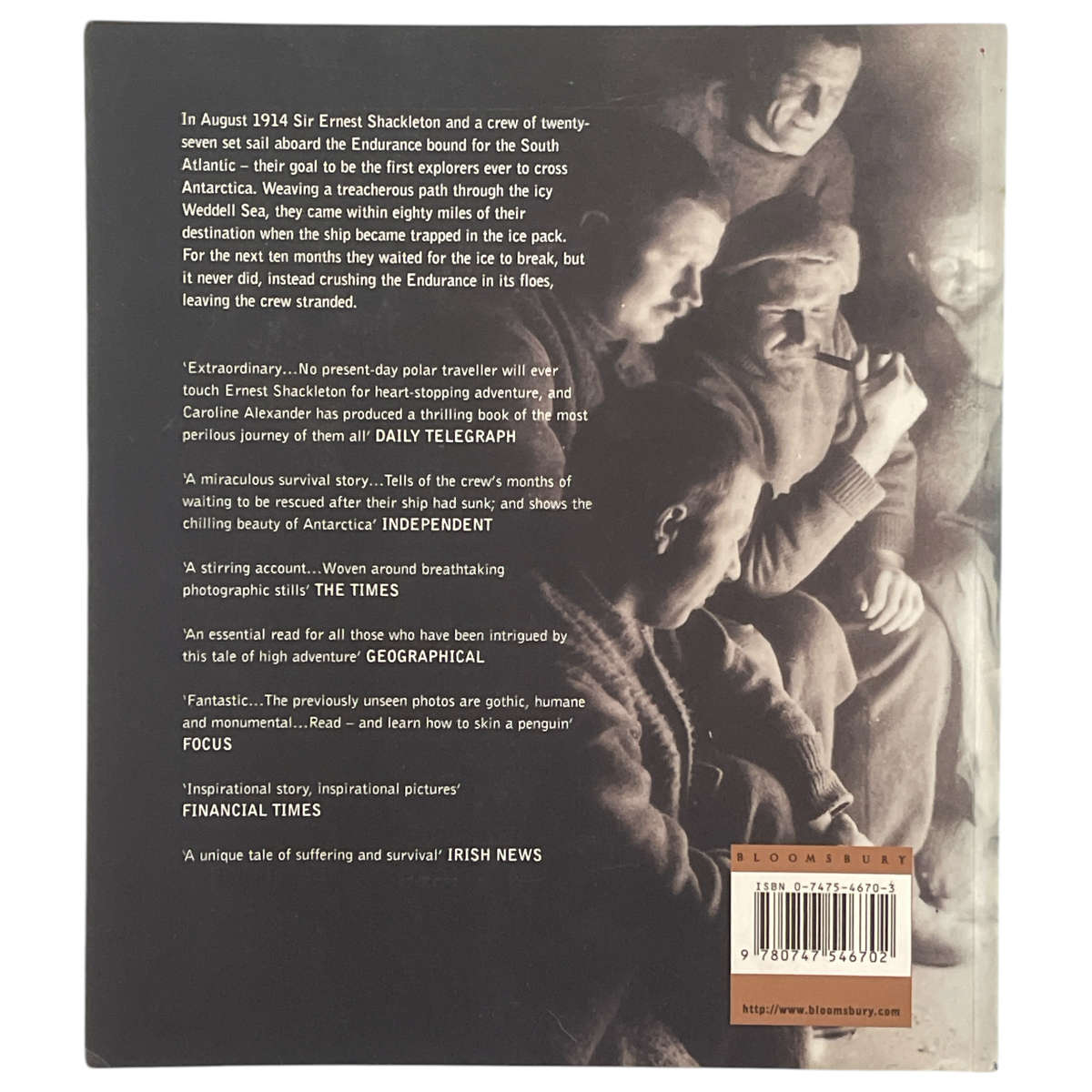 1999 The Endurance Shackleton's Legendary Antarctic Expedition by Caroline Alexander Softcover