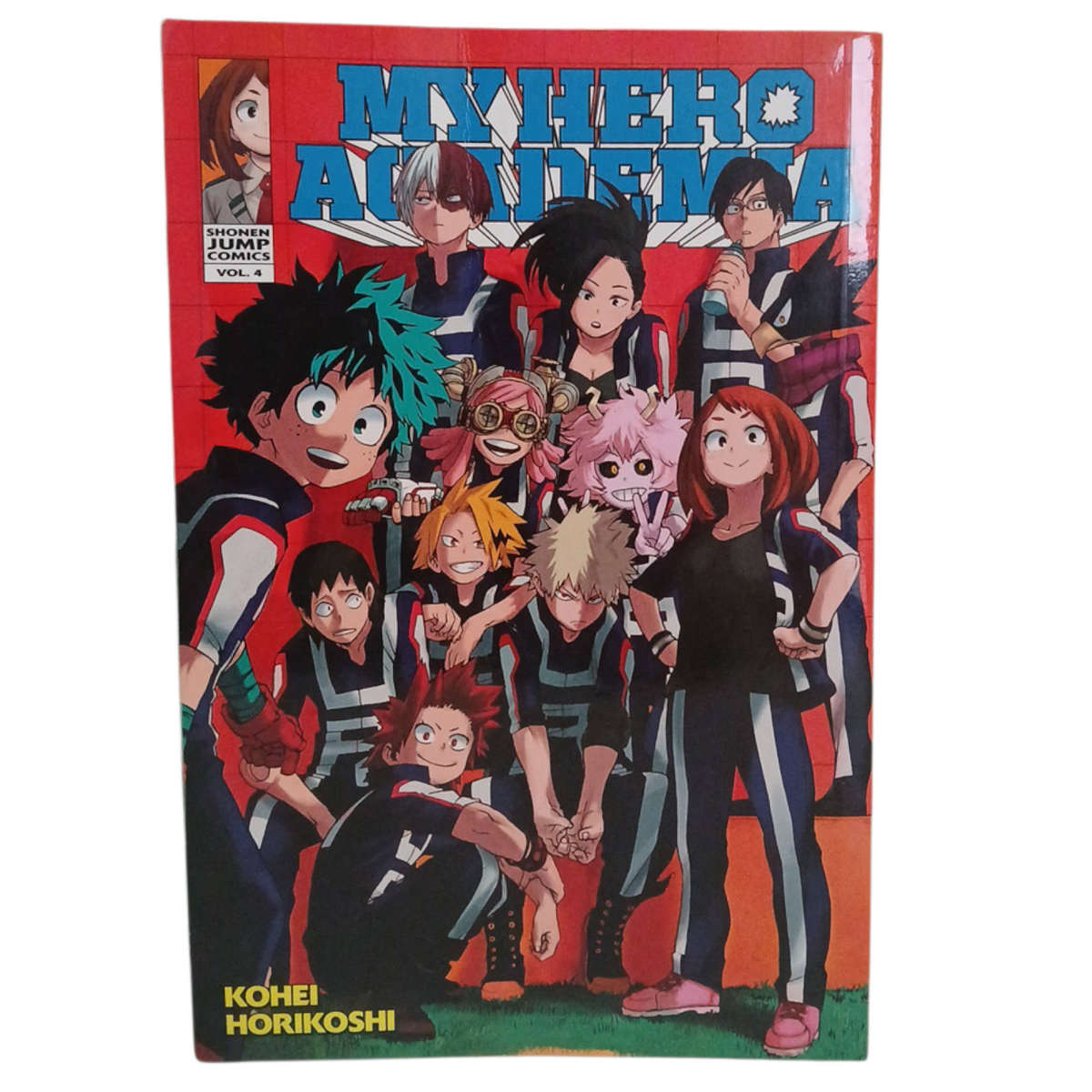 2014 My Hero Academia Volume 4 by Kohei Horikoshi Softcover