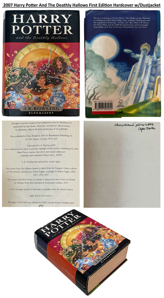 Harry Potter Book 1-7 Set and Harry Potter by J. K. Rowling  1997 Harry Potter And The Philosopher's