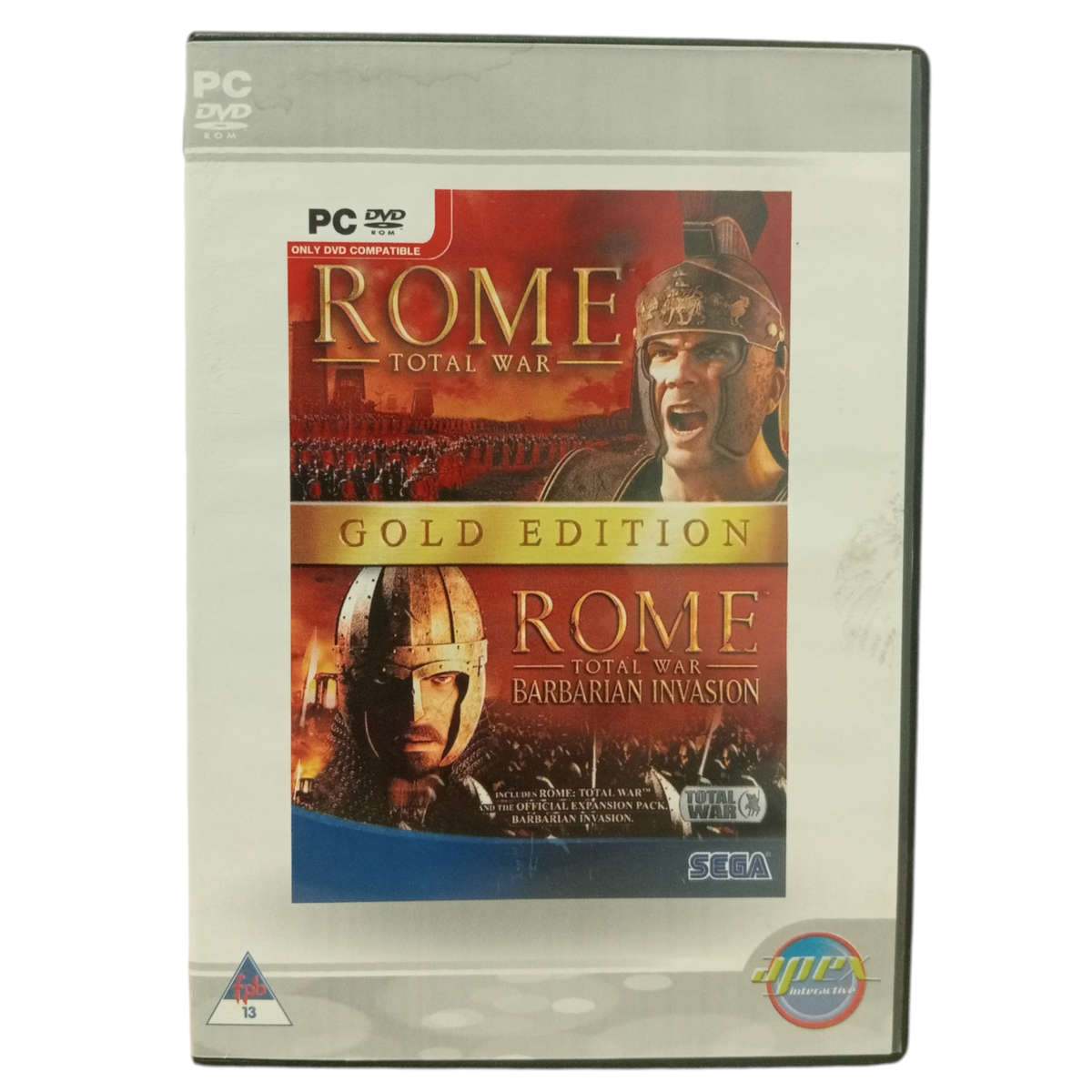 Rome - Total War Rome - Total War Barbarian Invasion Gold Edition PC (DVD)