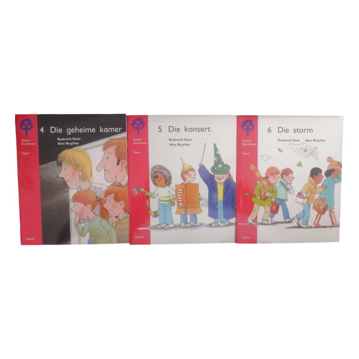 2019 Oxford Storieboom Fase 4 Book 1-6 by Roderick Hunt and Alex Brychta 6 Book Set Softcover