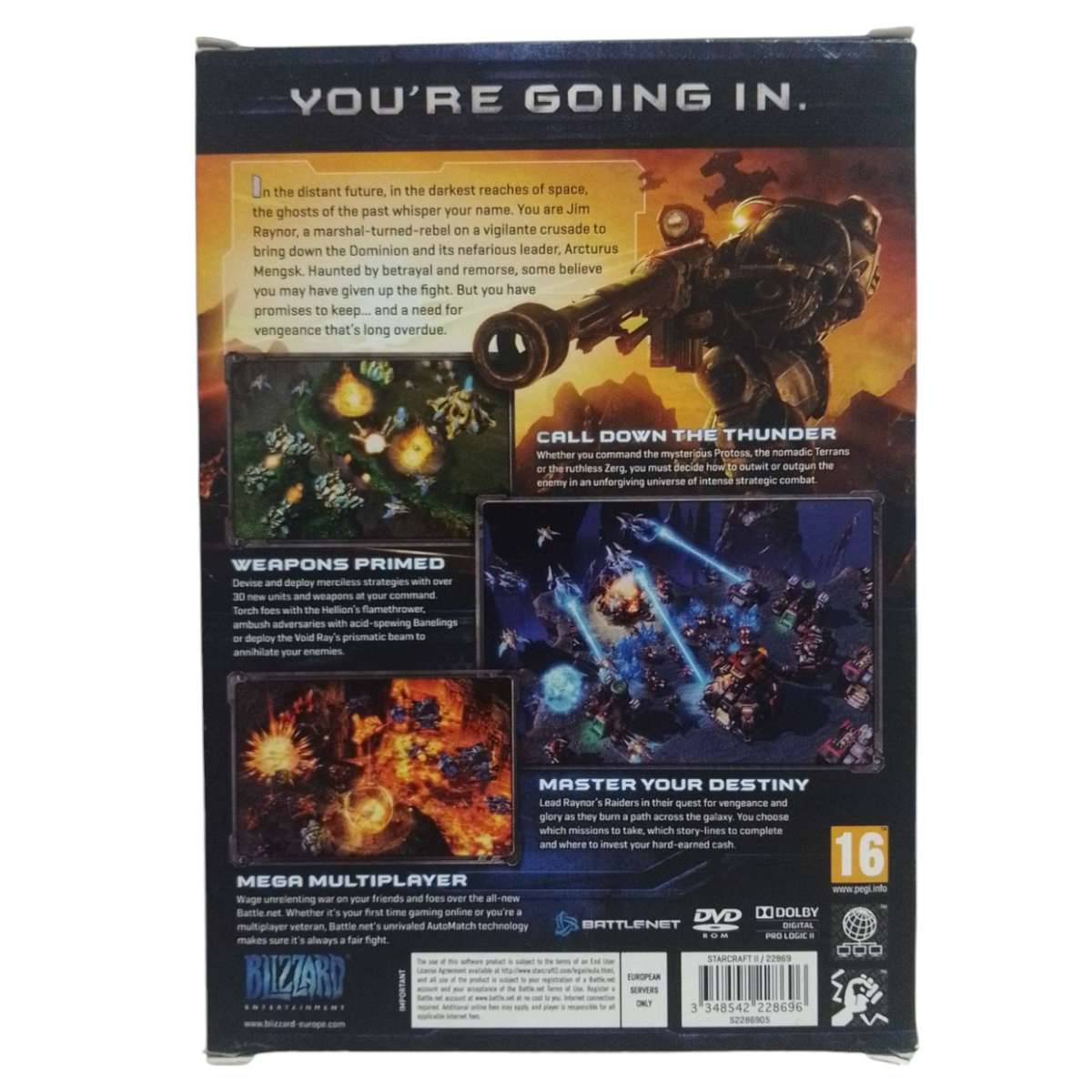 Star Craft II - Wings Of Liberty PC (DVD)