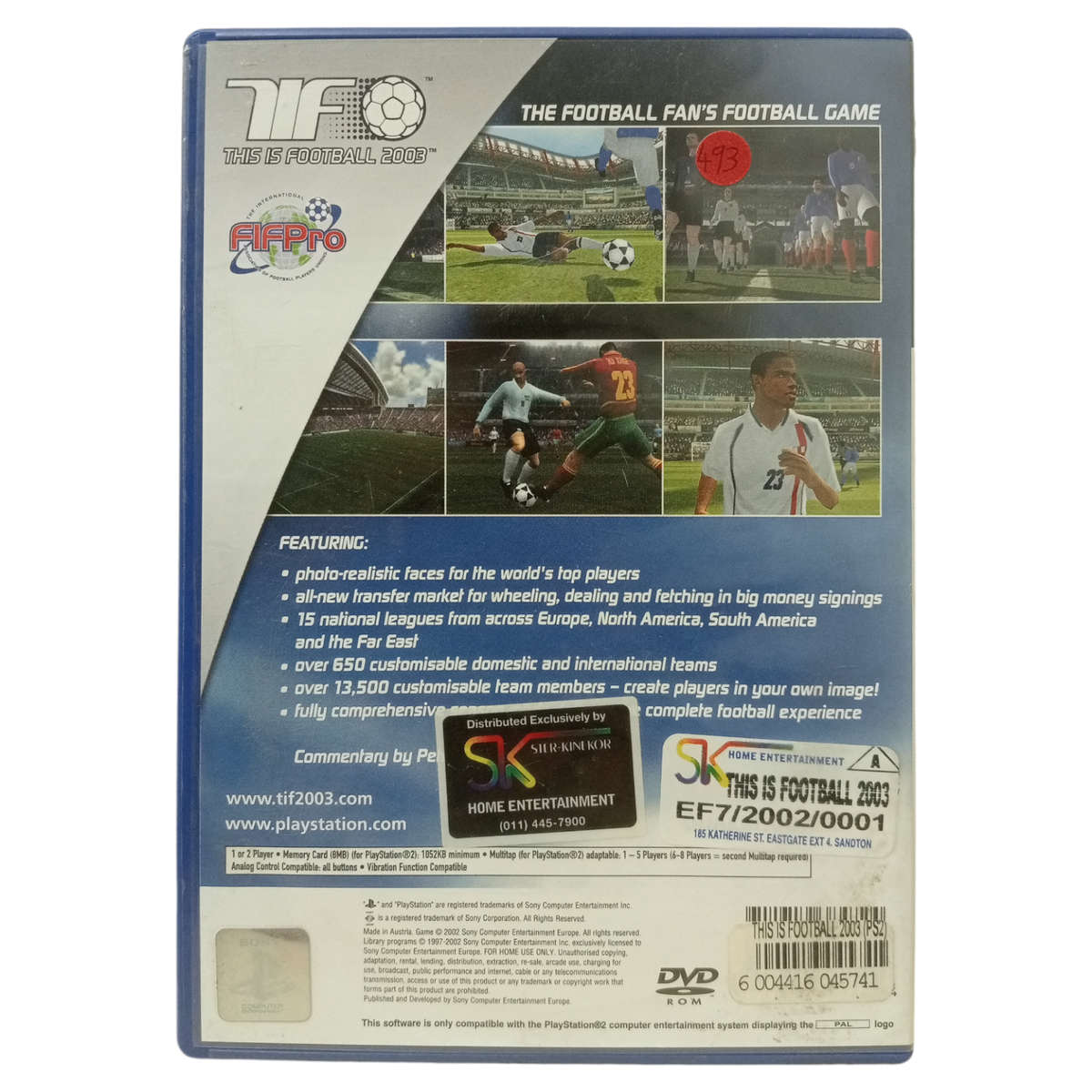 This Is Football 2003 PlayStation 2