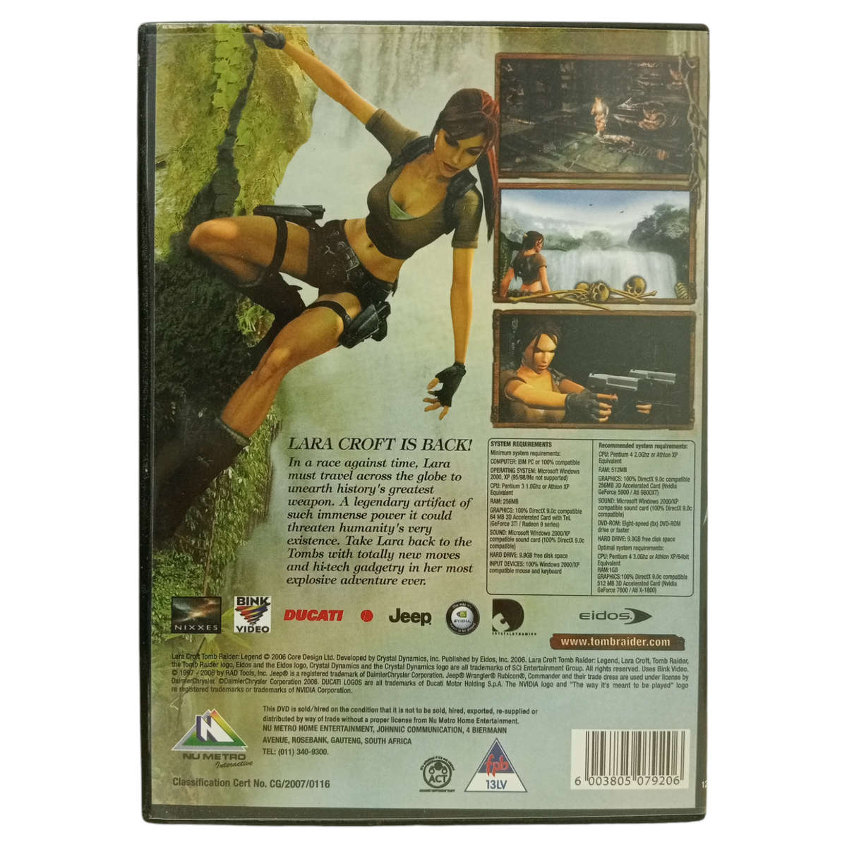 Tomb Raider - Legend PC (DVD)