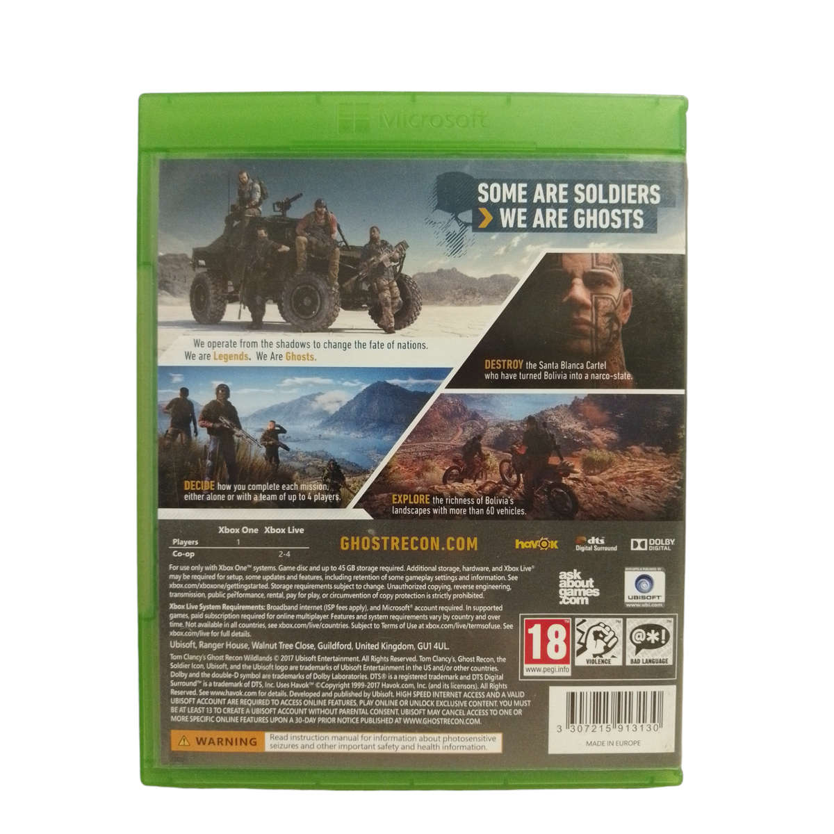 Tom Clancy's - Ghost Recon Wildlands Xbox One