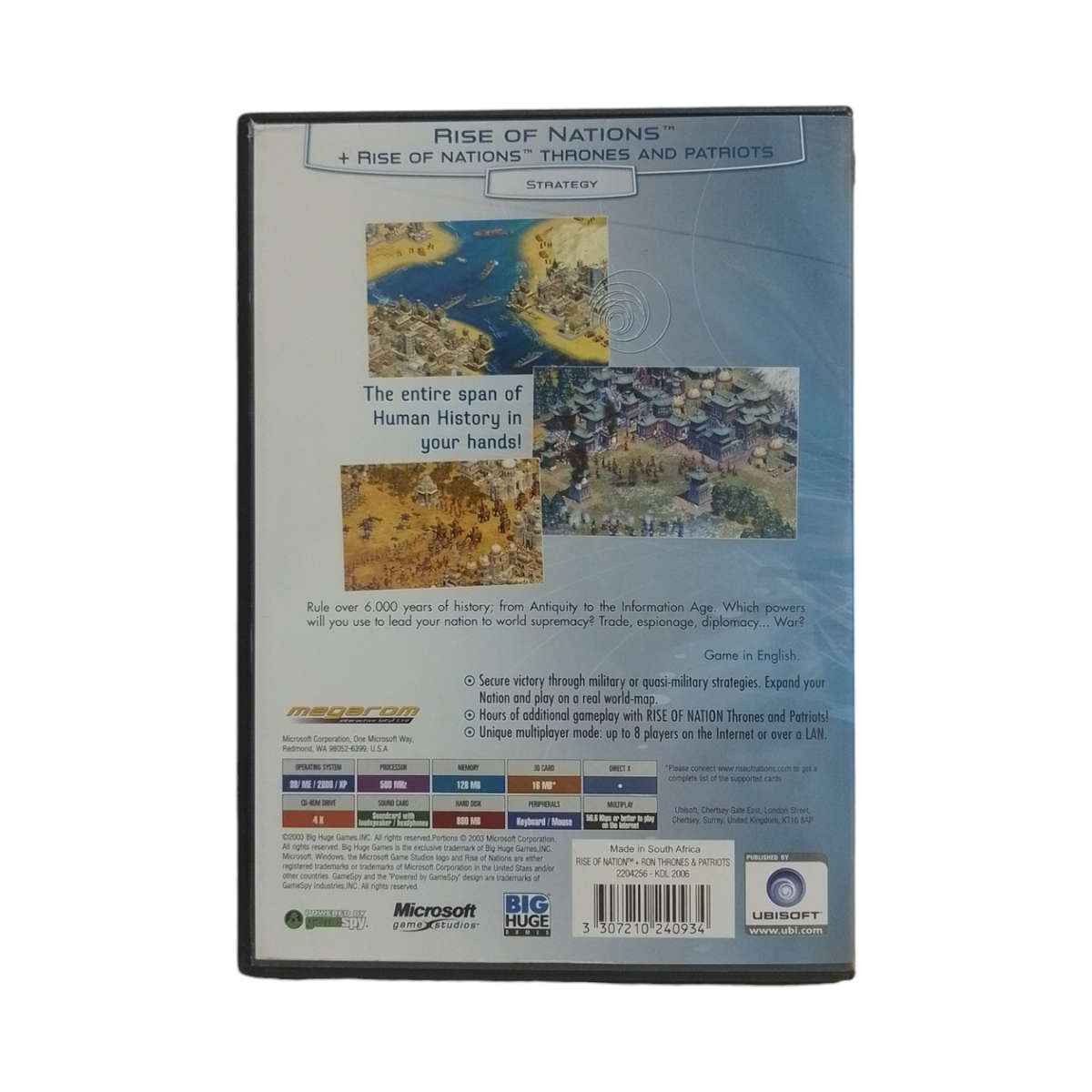 Rise Of Nations - Gold Edition PC (CD)