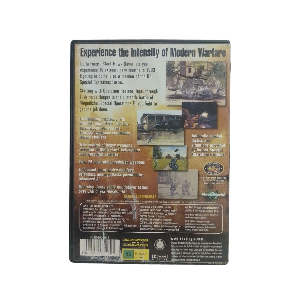 Delta Force - Black Hawk Down PC (CD)