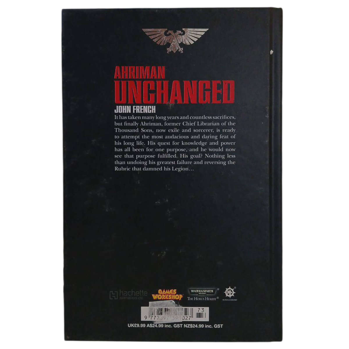 2019 Unchanged Ahriman by John French Issue 23 Hardcover w/o Dustjacket