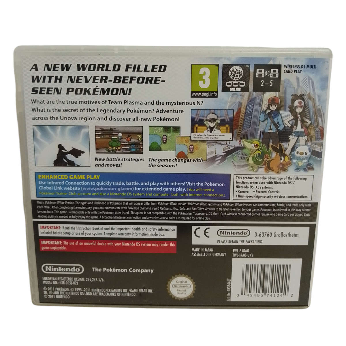 Pokémon - White Version Nintendo DS