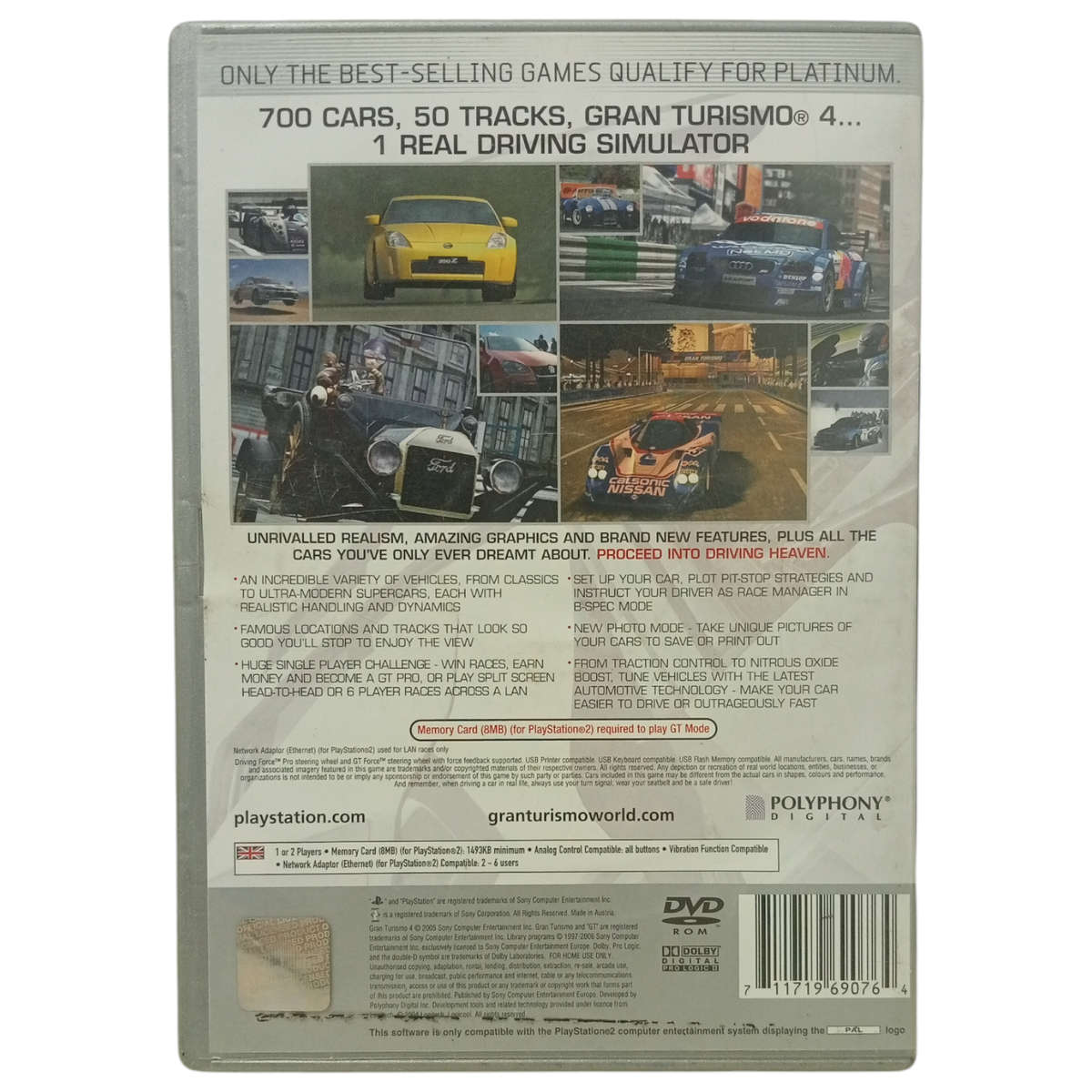 Gran Turismo 4 - The Real Driving Simulator PlayStation 2