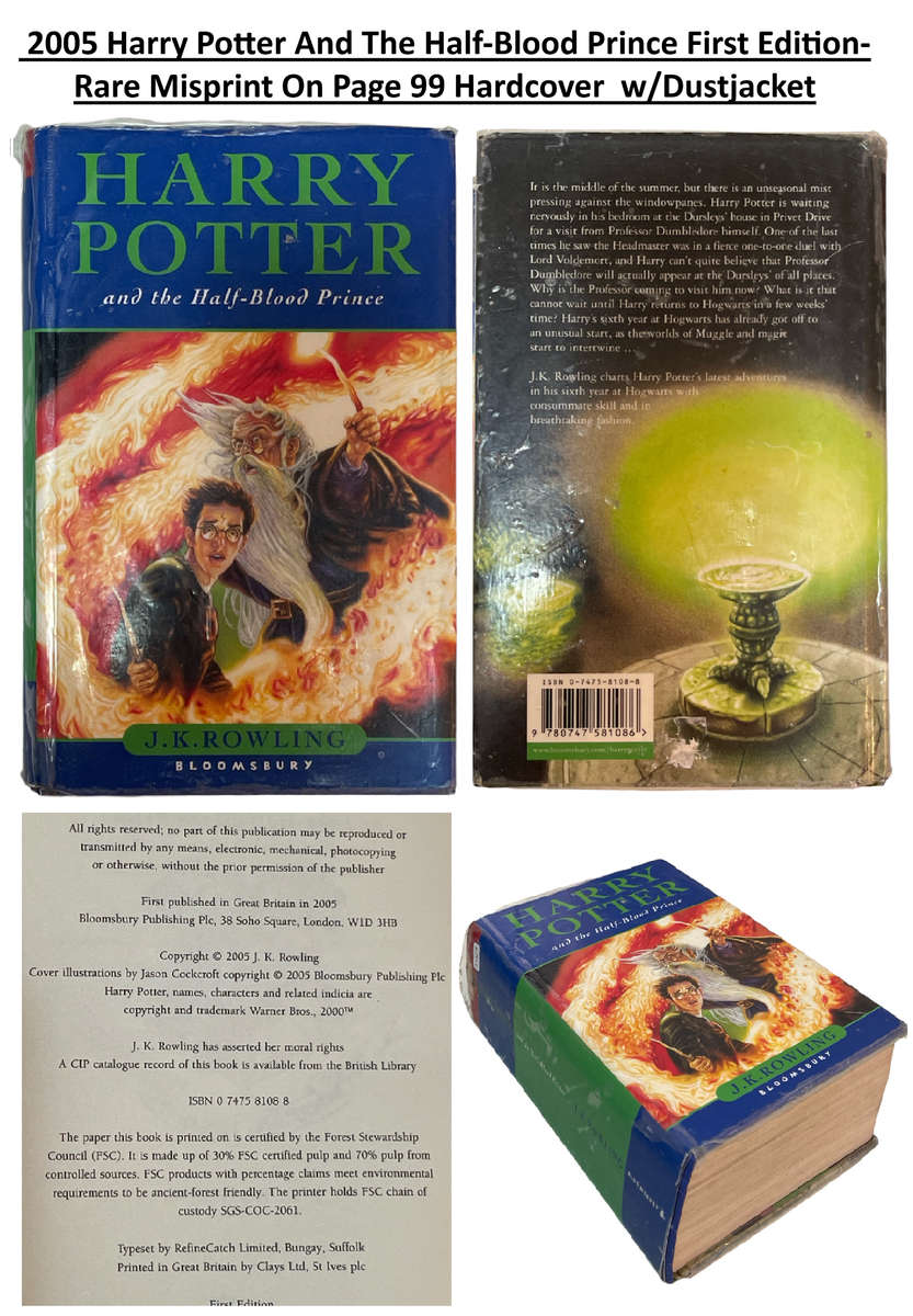 Harry Potter Book 1-7 Set and Harry Potter by J. K. Rowling  1997 Harry Potter And The Philosopher's