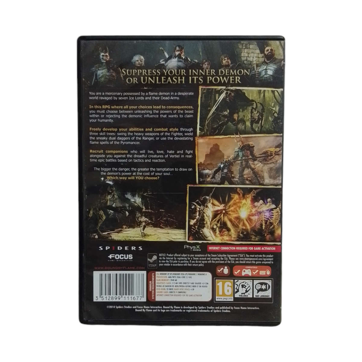 Bound By Flame PC (DVD)