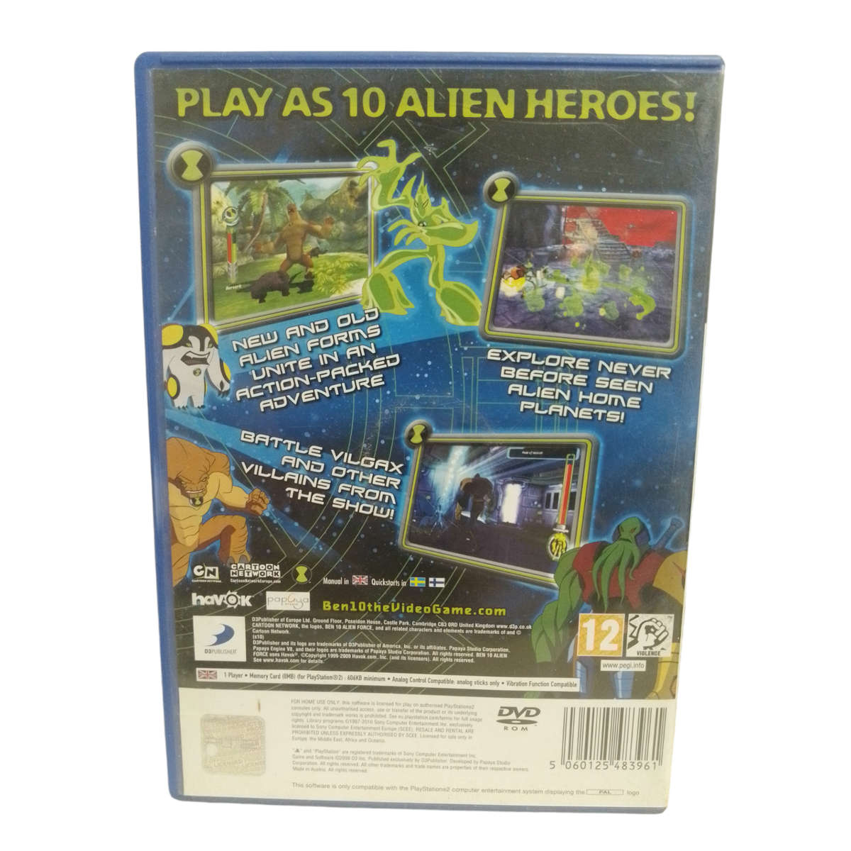 Ben 10 Alien Force - Vilgax Attacks PlayStation 2