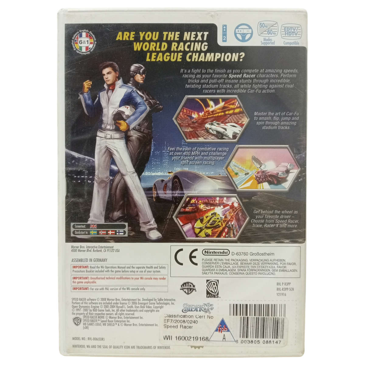 Speed Racer - The Video Game Wii