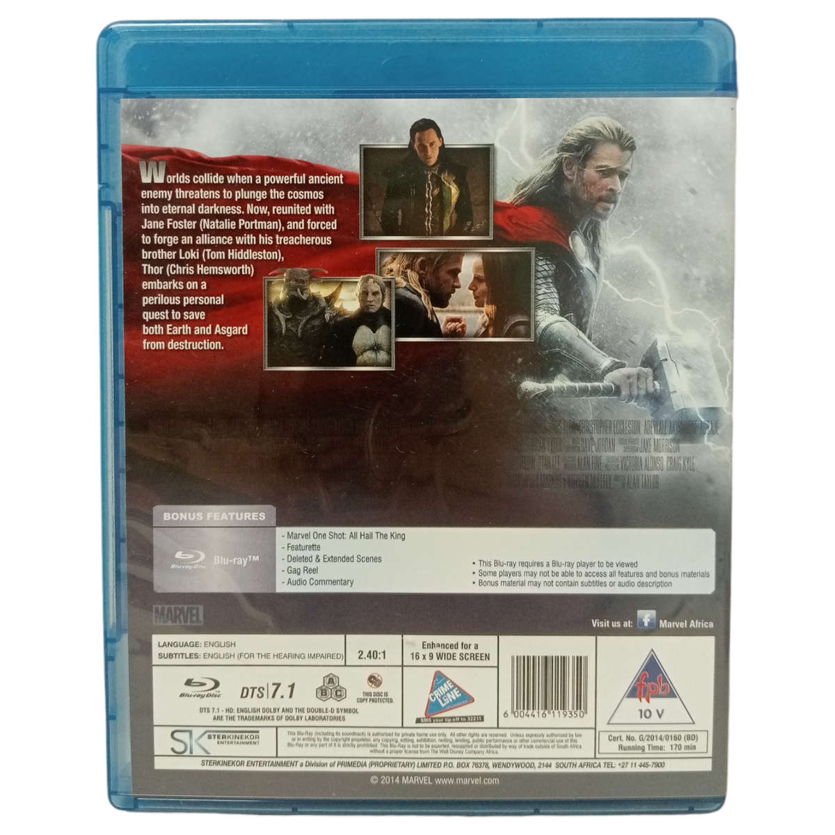 Thor - The Dark World Blu-Ray