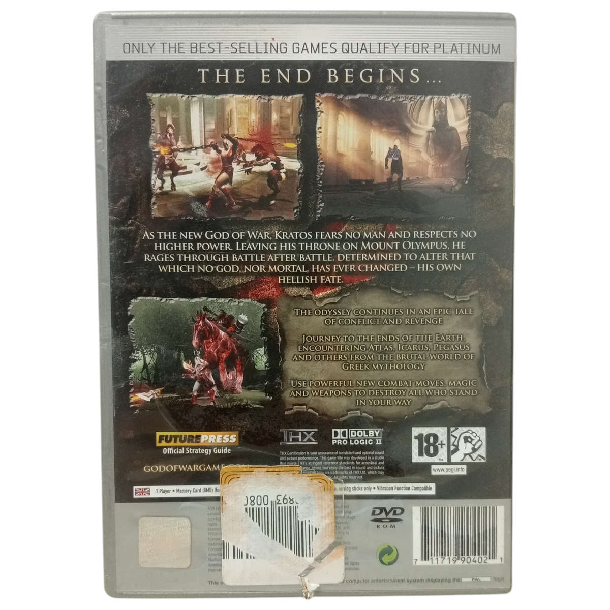 God Of War II PlayStation 2