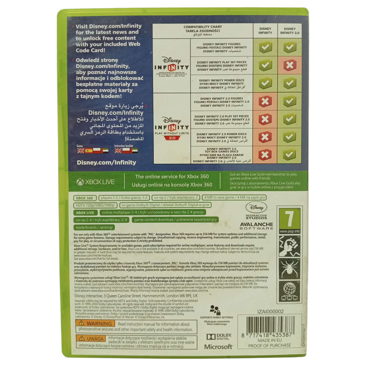 Disney Infinity 2.0 Xbox 360