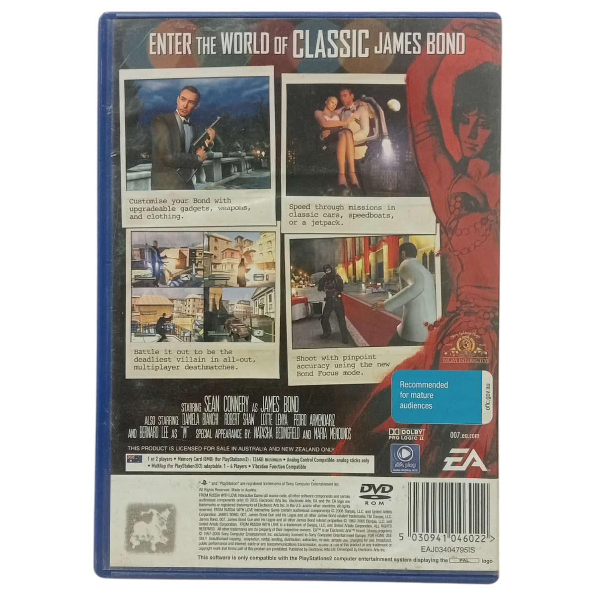 From Russia With Love 007 PlayStation 2