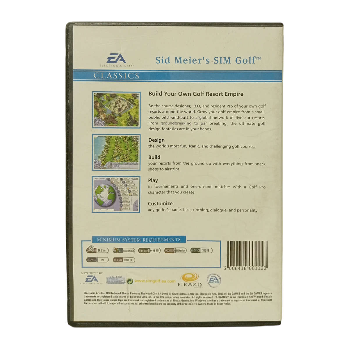 Sid Meier's - SIM Golf PC (CD)