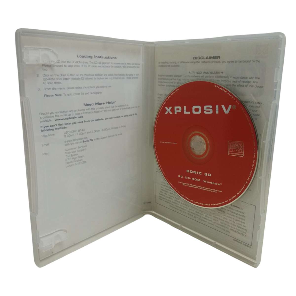 Sonic 3D PC (CD)