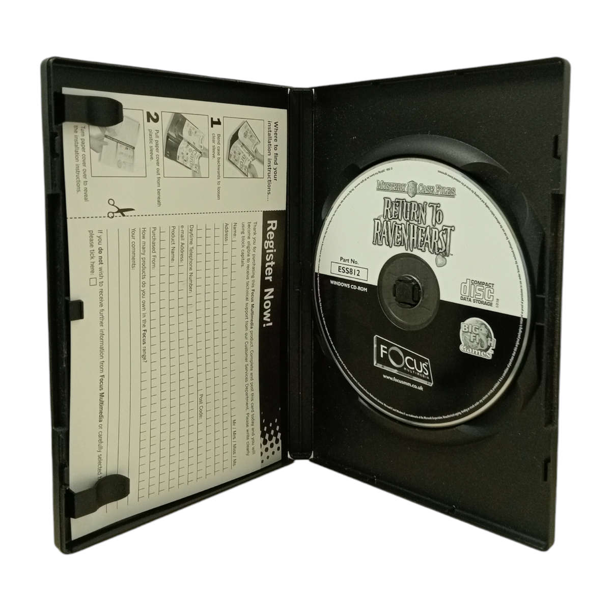 Return To Ravenhearst PC (CD)
