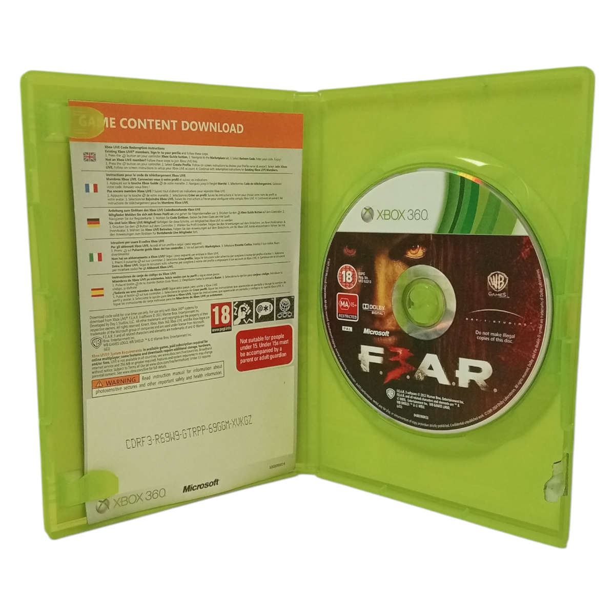 Fear Xbox 360