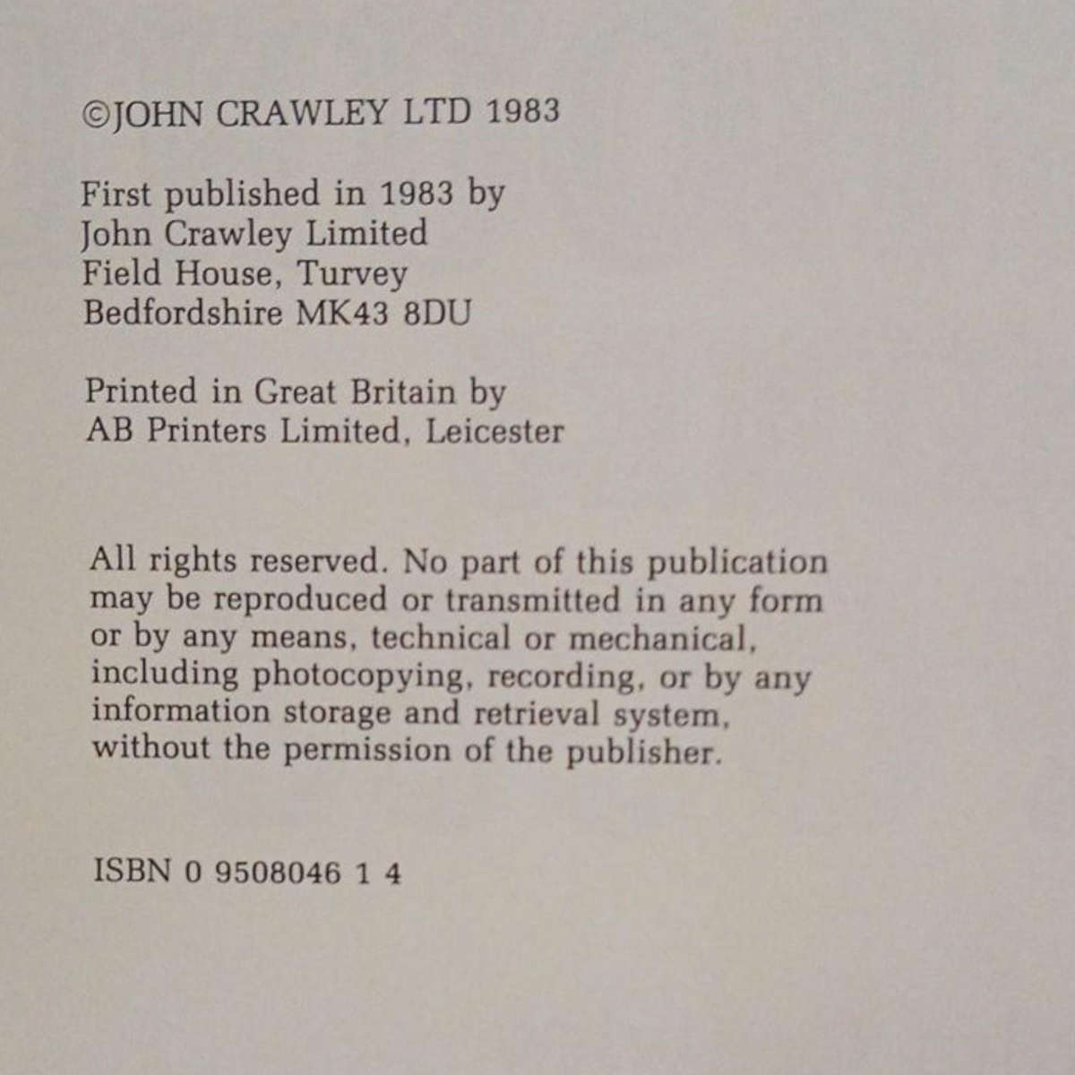 Set of 3 John Crawley Hardcover w/o Dustjacket, Fairground Engines In Focus, Steam Eagons In Focus,