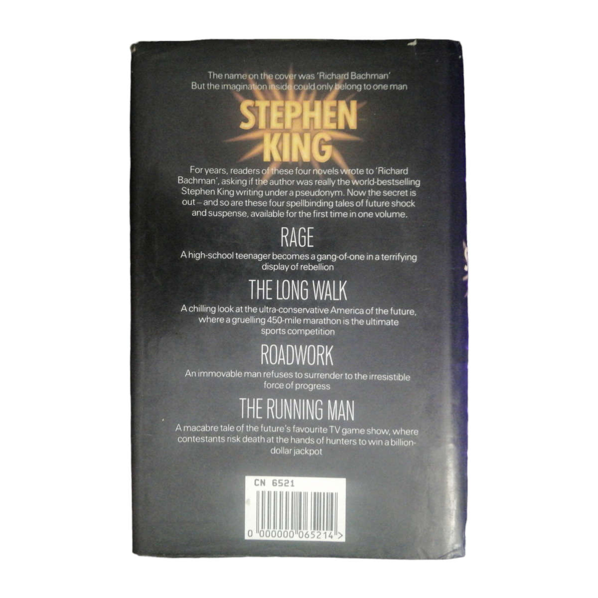 1993 The Bachman Books by Stephen King Hardcover w/Dustjacket